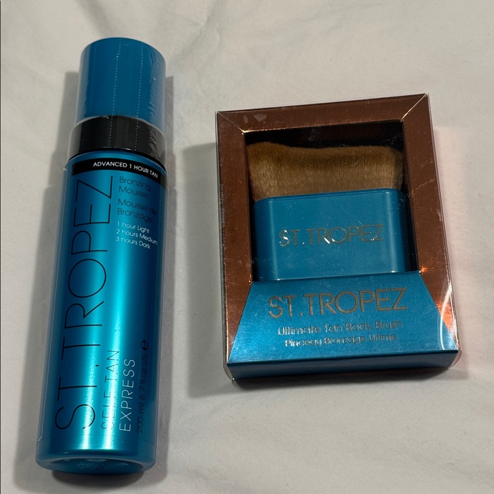Brand New! SEALED St. Tropez Self-Tan Express with Body Brush Bundle